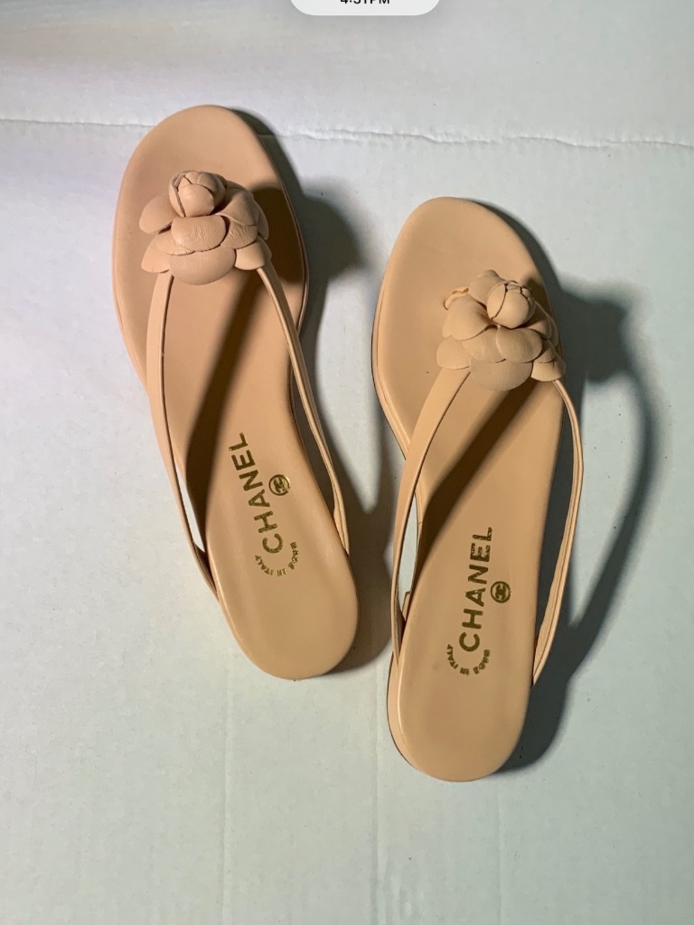 CHANEL NAPPA LEATHER SANDALS
